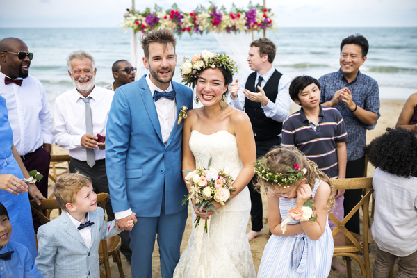 Beautiful beach wedding
